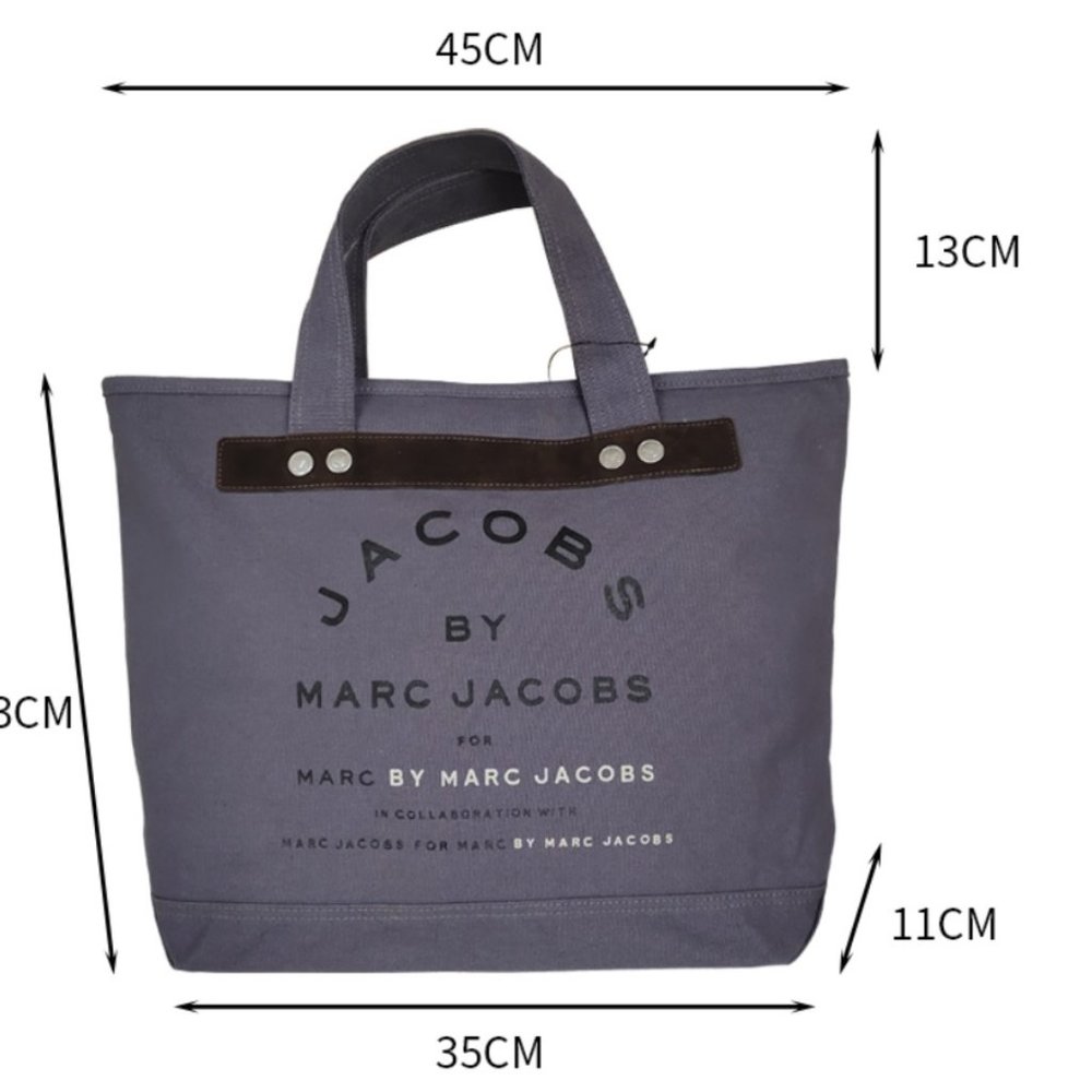 COPY - Marc Jacobs Zipped Canvas Tote - Washed Gray never used brand new no tags - Picture 7 of 7
